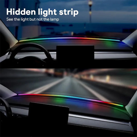 Symphony RGB 64 Color Front Windshield Dashboard LED Ambient Strip