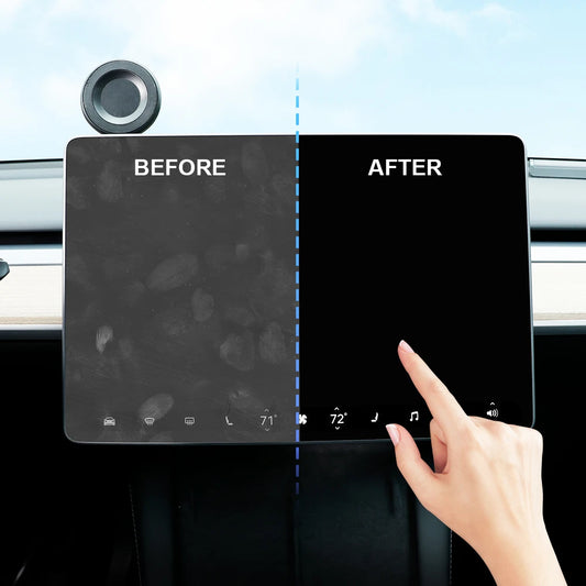 IPENGEN Tempered Glass Screen Protector For Tesla Model 3 Y 2021-2024