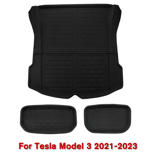 Floor Mats Trunk Mats For Tesla Model Y Model 3 2021 to 2023 2024