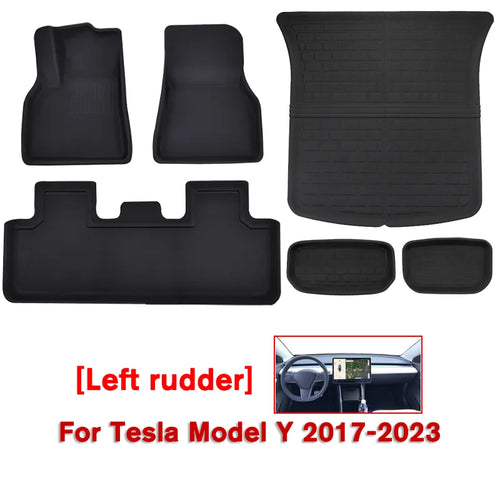 Floor Mats Trunk Mats For Tesla Model Y Model 3 2021 to 2023 2024