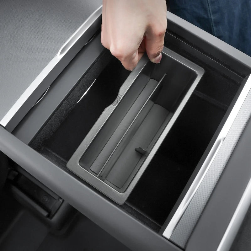 Central Control Storage Box for Tesla Model 3 Highland Model Y Juniper