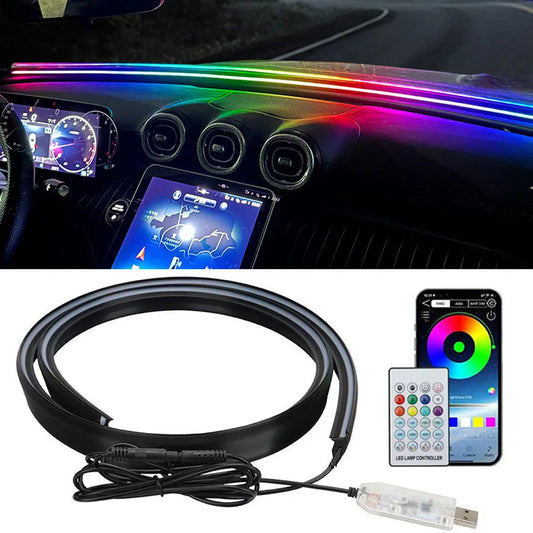 Symphony RGB 64 Color Front Windshield Dashboard LED Ambient Strip