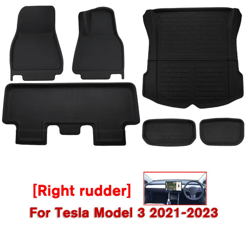 Floor Mats Trunk Mats For Tesla Model Y Model 3 2021 to 2023 2024